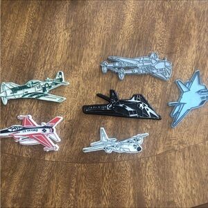 Assorted Vintage  Airplane Magnets